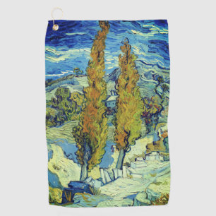 Serviette De Golf Vincent Van Gogh Deux Peupliers à Saint-Rémy
