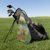 Serviette De Golf Vincent van Gogh - Flower Garden (Vert)