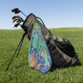 Serviette De Golf Vincent Van Gogh - Iris (Vert)