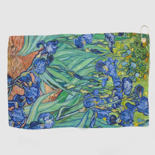 Serviette De Golf Vincent Van Gogh - Irises (Horizontal)