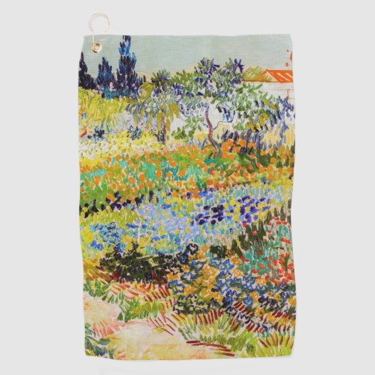 Serviette De Golf Vincent van Gogh - Jardin à Arles (Devant)