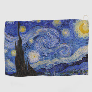 Serviette De Golf Vincent Van Gogh - La nuit étoilée