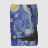 Serviette De Golf Vincent Van Gogh - La nuit étoilée (Devant)