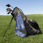 Serviette De Golf Vincent Van Gogh - La nuit étoilée (Vert)