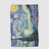 Serviette De Golf Vincent Van Gogh/ La Nuit étoilée (Devant)