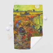 Serviette De Golf Vincent van Gogh - Le vignoble rouge (En situation)