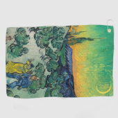 Serviette De Golf Vincent van Gogh - Paysage Lune avec couple (Horizontal)