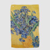 Serviette De Golf Vincent van Gogh - Vase avec Irises (Devant)