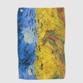 Serviette De Golf Vincent van Gogh - Wheatfield with Crows (Devant)