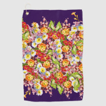 Vintage Art Floral Motif Fleurs de printemps Primr
