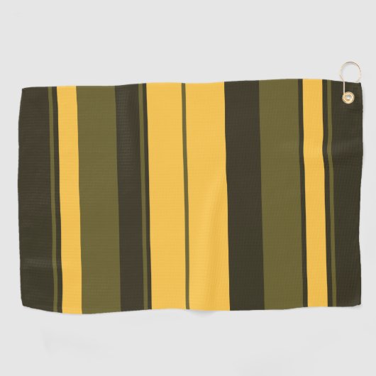 Serviette De Golf Vintage jaune (Horizontal)