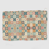Serviette De Golf Vintage, patchwork, paré (Horizontal)