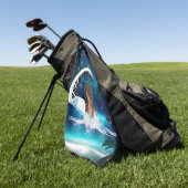 Serviette De Golf Violon de Steampunk avec piano courbe (Vert)