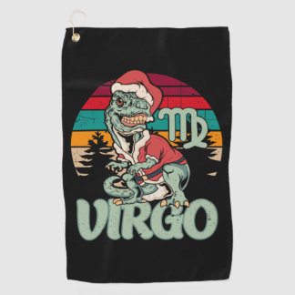 Serviette De Golf Virgo Noël Dinosaure Arbre Rex Drôle Drôle Noël Ca