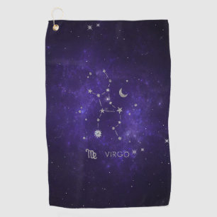 Serviette De Golf Virus pourpre zodiaque Horoscope d'astrologie co