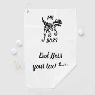 Serviette De Golf Vive la terreur du Dinosaure