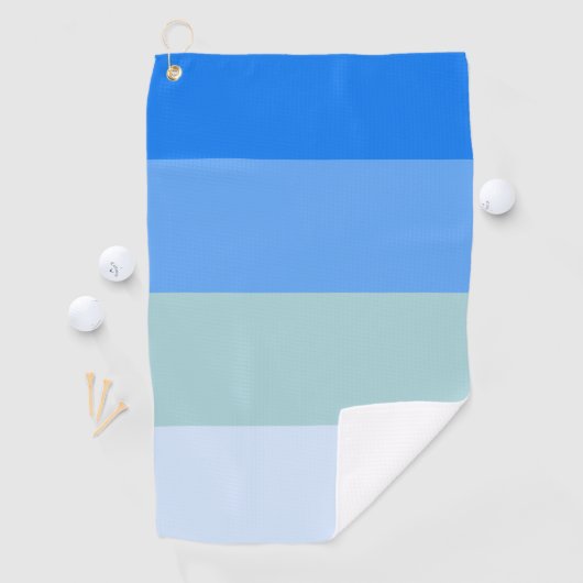 Serviette De Golf Voiture Blue Stripes (En situation)