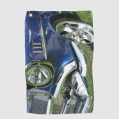 Serviette De Golf Voiture Vintage Bleue 1957 Chevy (Devant)