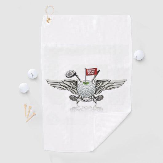 Serviette De Golf Volez à droite sur le vert ! ! (En situation)