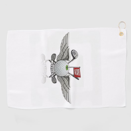 Serviette De Golf Volez à droite sur le vert ! ! (Horizontal)