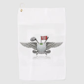 Serviette De Golf Volez à droite sur le vert ! ! (Devant)