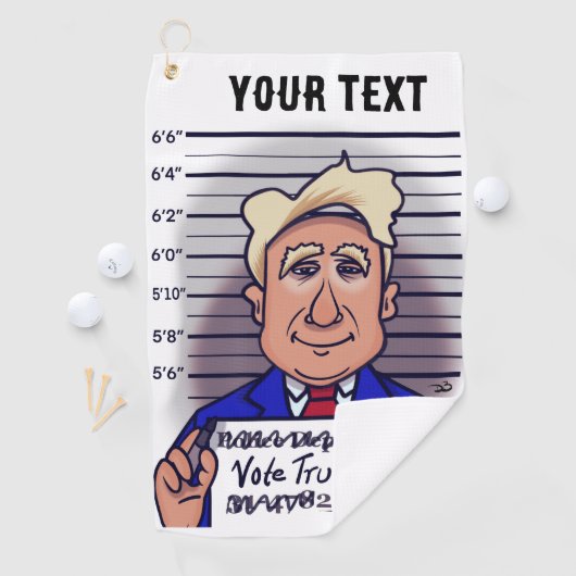 Serviette De Golf Voter Trump (En situation)