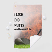 Serviette De Golf Votre billet pour un grand jeu (En situation)