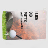 Serviette De Golf Votre billet pour un grand jeu (Horizontal)
