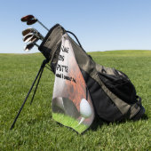 Serviette De Golf Votre billet pour un grand jeu (Vert)