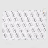 Serviette De Golf Votre image/logo éclairé automatiquement + Motif (Horizontal)