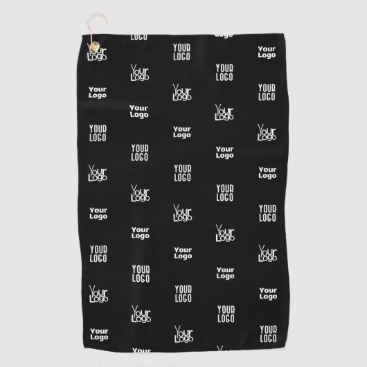 Serviette De Golf Votre logo | 3 modèles de conception de logo modif (Devant)