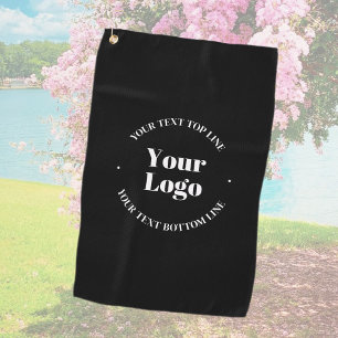 Serviette De Golf Votre logo d'entreprise téléchargé ou autre concep