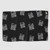 Serviette De Golf Votre logo ou image | Modèle de recherche aléatoir (Horizontal)