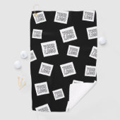 Serviette De Golf Votre logo, photo ou autre image | Placement aléat (En situation)