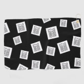 Serviette De Golf Votre logo, photo ou autre image | Placement aléat (Horizontal)