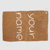 Serviette De Golf votre nom (Horizontal)