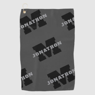 Serviette De Golf Votre nom ou nom commercial Masculine moderne Gr