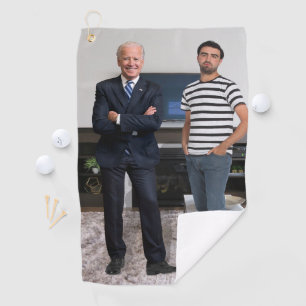 Serviette De Golf Vous avez rencontré le président Joe Biden Ajout