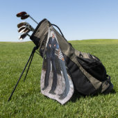 Serviette De Golf Vous avez rencontré le président Joe Biden | Ajout (Vert)