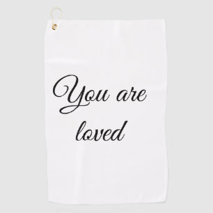 Serviette De Golf Vous êtes citation de motivation solaire aimé plei