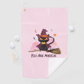 Serviette De Golf Vous Êtes Magique Chat De Sorcière (En situation)