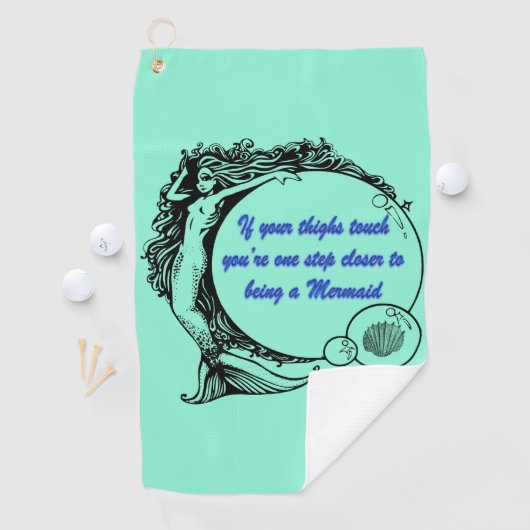 Serviette De Golf Vous êtes une Sirène (En situation)