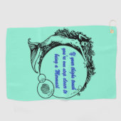 Serviette De Golf Vous êtes une Sirène (Horizontal)