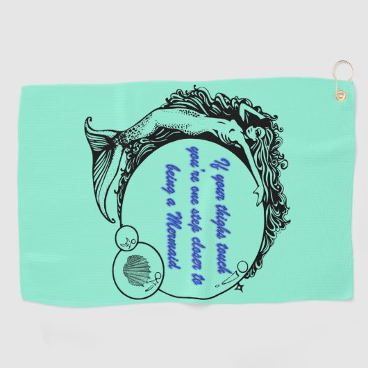 Serviette De Golf Vous êtes une Sirène (Horizontal)