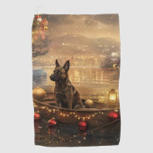 Serviette De Golf Voyage de Noël de Malinoi en Belgique (Devant)