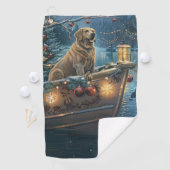 Serviette De Golf Voyage festif de Noël au Labrador (En situation)