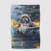 Serviette De Golf Voyage festif de Noël Havanais (Devant)