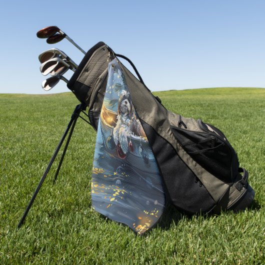 Serviette De Golf Voyage festif de Noël Havanais (Vert)