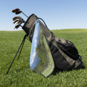 Serviette De Golf Vue de Rocky Mountain (Vert)