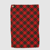 Serviette De Golf Wallace Red Tartan (Devant)